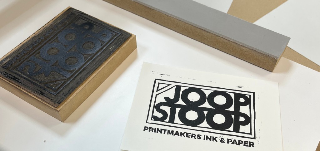 Impression lino sur presse taille-douce